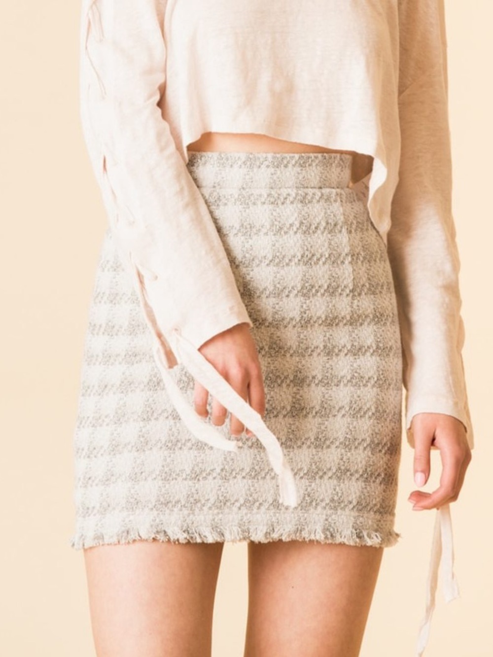 IRO Quisera Tweed Skirt - 36